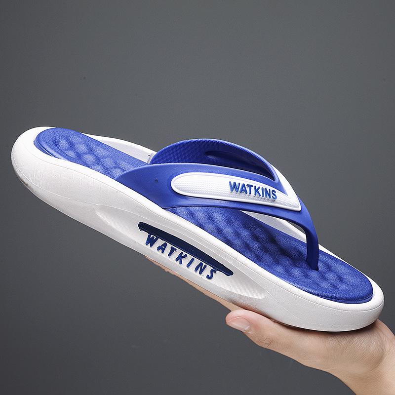 Мужские модные шлепанцы на толстой подошве: Мягкие, удобные пляжные сандалии на лето