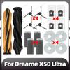 Совместимость с Dreame X50 Ultra: сменная основная боковая щетка, фильтр HEPA, насадки для швабры, пылесборники, запасные части, аксессуары