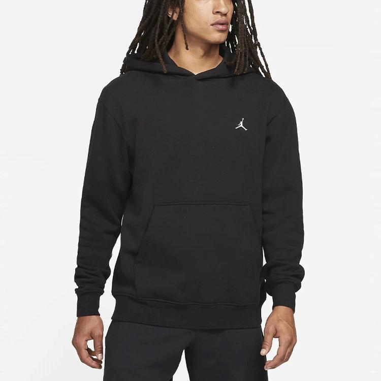 Jordan Мужская флисовая толстовка с вышитым логотипом Essentials, черная DA9818-010
