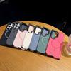 Samsung S25ultra Anti Fall S24plus Liquid Silicone Mobile Phone Case S23U Thin Circle Magnetic Suction Case