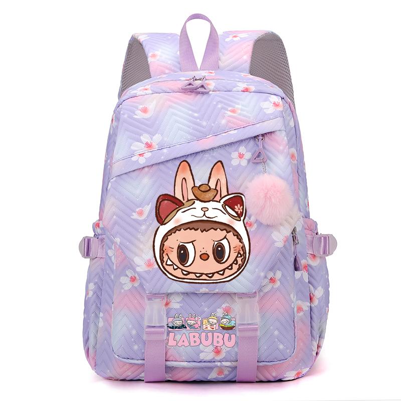 Cartoon Printed Backpack Student Kid Boy Girl Bookbag Teenger Large Capacity Waterproof Schoolbag Travel Bag Gift Mochila