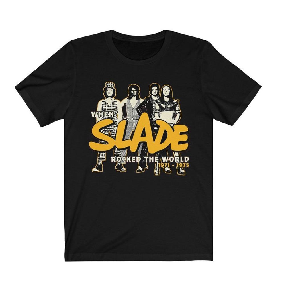 Slade Band Rock And Roll T shirt Black All Size S-4XL