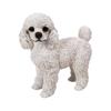 Ubia Toy Poodle, Shiro (Small), Standing Left, 16.7 x 8 x 17 cm, Doll, Figurine, Animal, Garden Decor, Dog, H16212