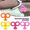 Смешная 3D наклейка с заводным ключом для украшения крыши автомобиля, водонепроницаемый милый заводной декор для мотоцикла, электромотоцикла, маленького автомобиля