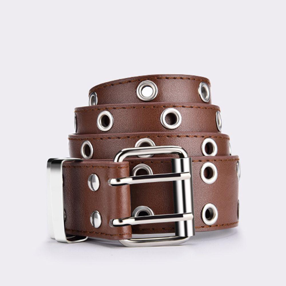 Аксессуары для одежды из ПУ кожи Джинсовые пояса Панк пояс на талию Готический пояс Регулируемые ремни