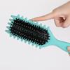 1pc Nylon Bristle Curl Defining Styling Brush for Dry Hair, Anti-frizz Detangling Hairbrush for Men and Women, Enhances Curl Definition and Separation