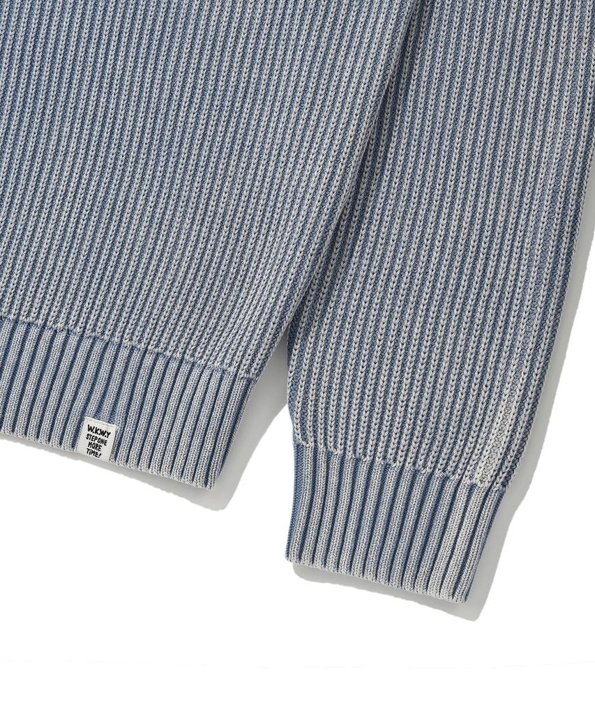 WACKY WILLY Pigment Pullover Knit Blue