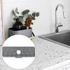 Силиконовый коврик для раковины Быстросохнущий коврик Защита от брызг на кран Водосборник Коврик против брызг для кухни ванной