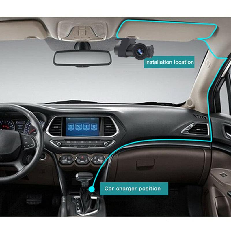 Мини-автомобильный видеорегистратор Vedio 1080P WIFI DVR ADAS Dash Camera Car DVR Camera Recorder DashCam для Android Car Radio