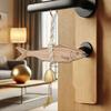 Wooden Windchime Home Decoration Wooden Door Bell Front Door Remind Bell Fish Shaped Alarming Windchime Room Decoration