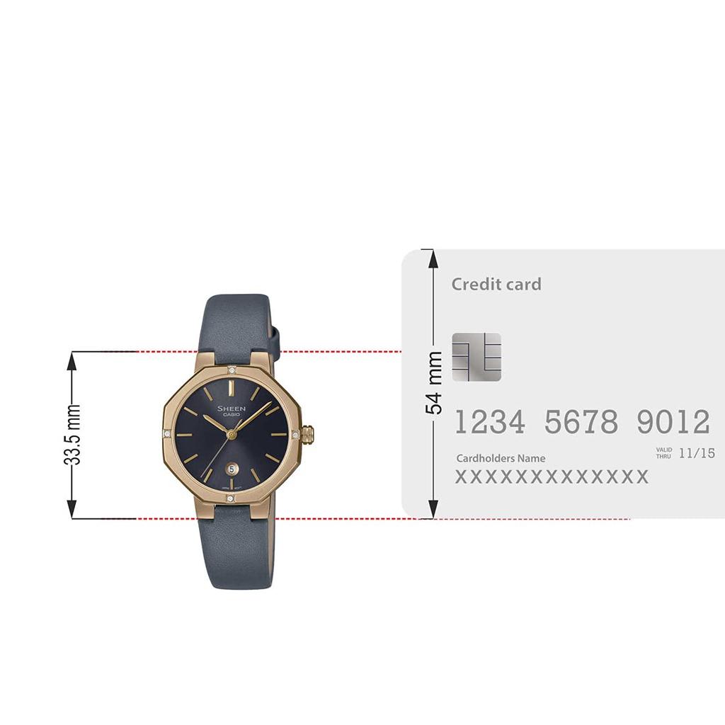 Casio Черные женские часы SHE-4543GL-8AUDF,