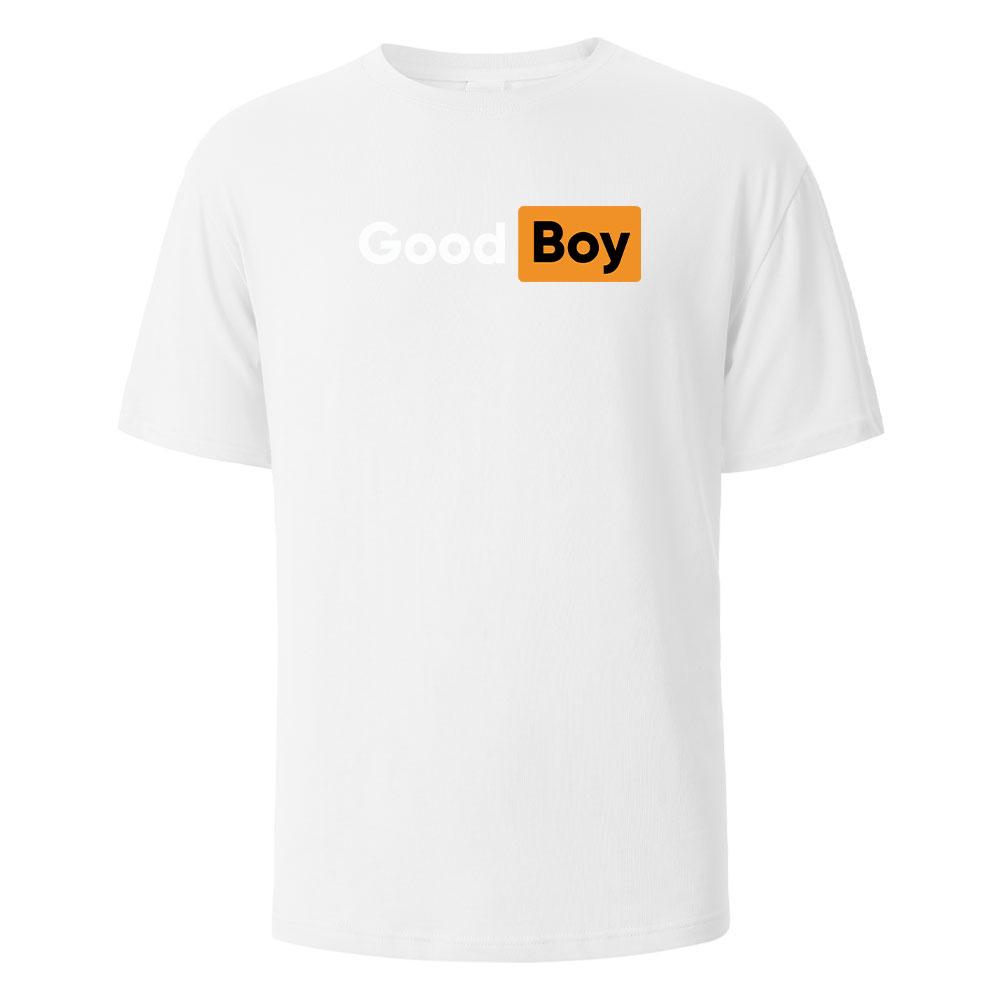 Good Boy Print Tshirt Summer Tees For Men Women 100 Cotton Oneck Oversize Casual Short Sleeved Tops