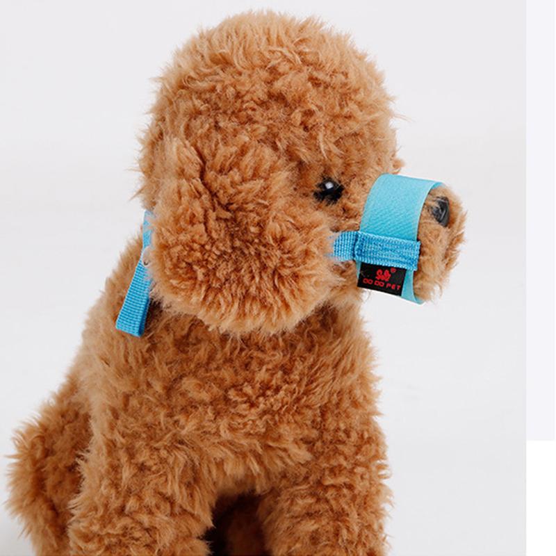 Намордник для собак с защитой от укусов и лая, регулирующие ремни, маска для маленьких собак, мягкий нейлоновый намордник для собак, дышащий, останавливающий лай, чехол для рта