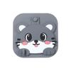 Anti Odor Floor Drain Pad Cartoon Cat Shower Drain Cover  for Kitchen Toilet