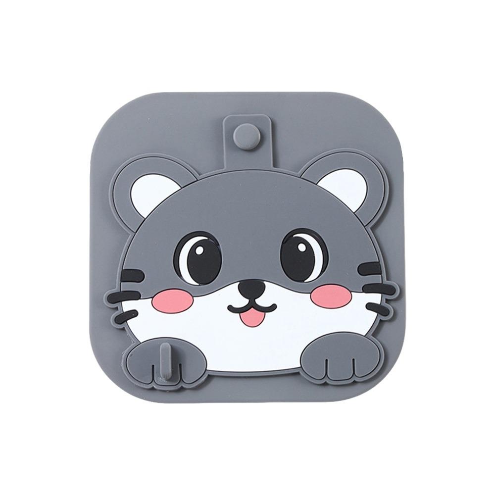 Anti Odor Floor Drain Pad Cartoon Cat Shower Drain Cover for Kitchen Toilet