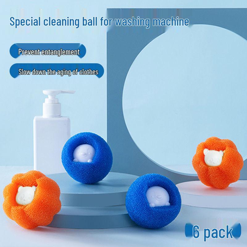Шарики для стирки против спутывания: Дезактивация, удаление ворса и предотвращение образования узлов для стиральных машин с фронтальной загрузкой.
