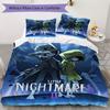 Little Nightmares Pattern Bedding uilt Set uilt Cover Pillowcase Home Decoration Birthday Gift (1 * duvet cover + 2 * pillowcase without core)68