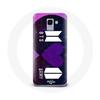 Case for Samsung Galaxy A8 2018 Bangtan Sonyeondan BTS Logo And ARMY Logo I Purple You