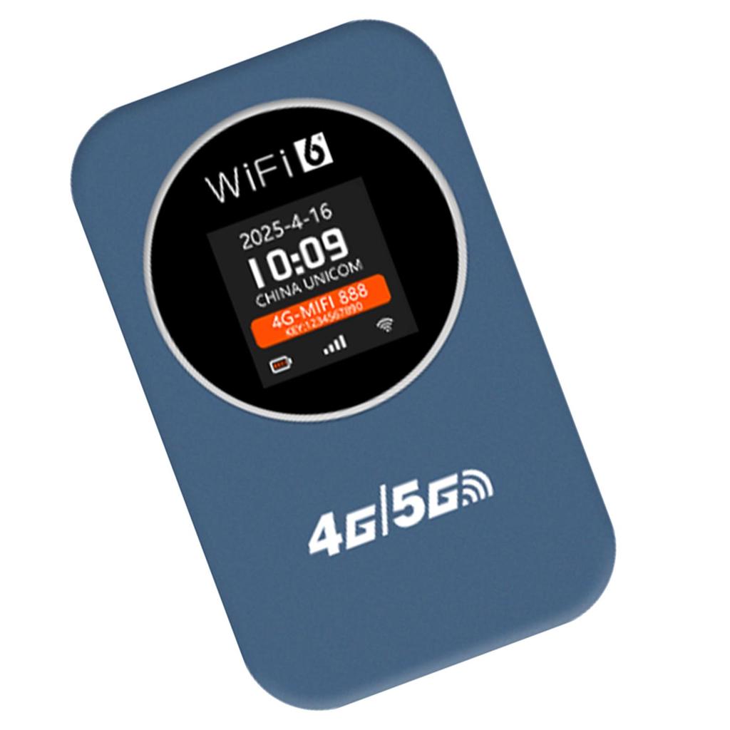 Портативный 4G WiFi-роутер, мобильная беспроводная точка доступа для путешествий, кемпинга, отеля, ЖК-дисплей, аккумулятор 3000 мАч, поддержка SIM-карты, азиатская версия