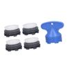 Аэраторы для смесителей Вставные M24 мм Запасные части для аэраторов смесителей с гаечным ключом для ванной комнаты кухни Наружная резьба