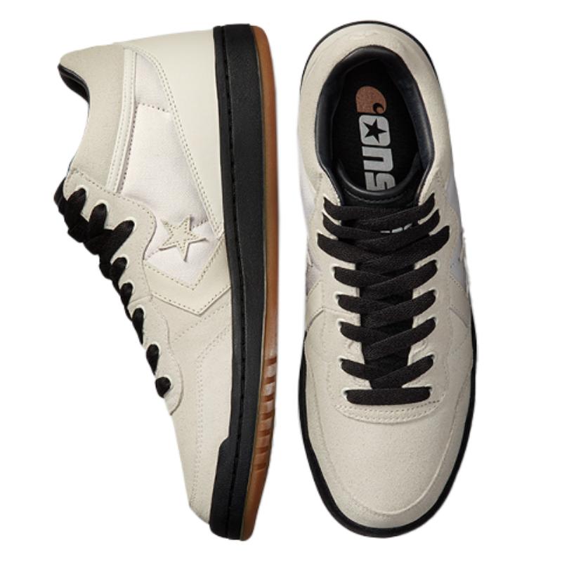 Carhartt WIP X Converse Fastbreak CONS Vintage Casual Low-Top Board Shoes Unisex Light Brown