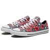 Converse Chuck Taylor All Star Удобные Универсальные Прочные Легкие Низкие Кеды из Канваса Унисекс Кроссовки Черные Красные 166986C