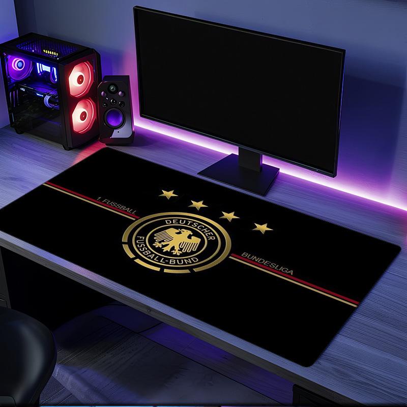 German Football Federation Emblem mouse pad, rubber base, esports desk mat, mouse pad for gamers and office use, gaming desk , easy to clean mat