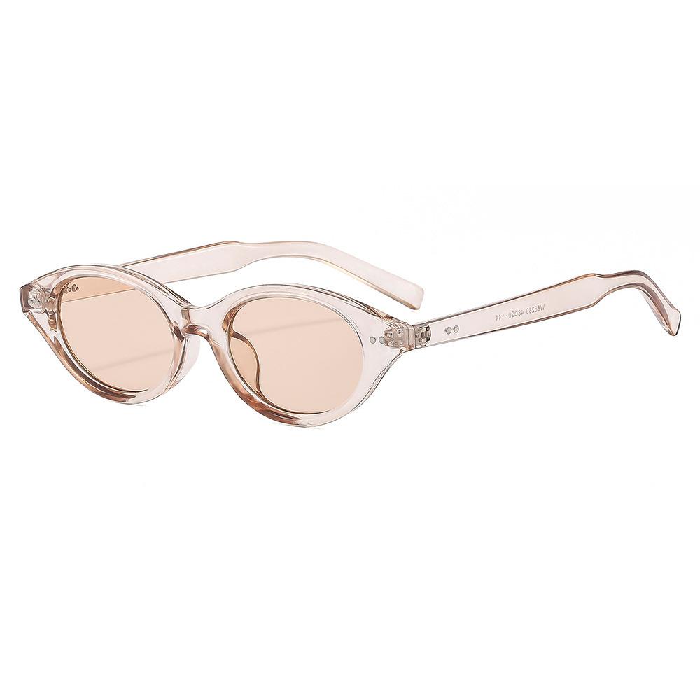 New fashionable retro round small frame sunglasses ins personalized classic casual simple outdoor sunglasses