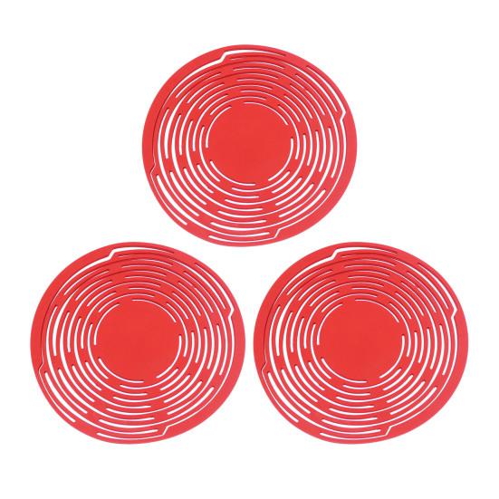 Многофункциональная сетчатая подставка Силиконовый держатель для винных бутылок Ручная сетчатая корзина Расширяемый держатель для напитков для бутылок фруктов горячих блюд