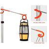 Camping Light Pole Hook Non-Slip Stainless Steel Tent Lamp Stand Holder Outdoor Hunting Fishing Lantern Hanger Camping Tools