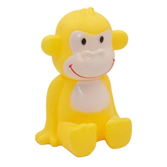 Squeaky Monkey Squeeze Toy with Realistic Sound Soft TPR Fidget for Stress Relief Cute Animal-Shaped Decompression Gadget for Kids Adults