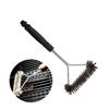Stainless Steel BBQ Grill Cleaning Brush - Outdoor Utensil and Steel Wire Scrubber
