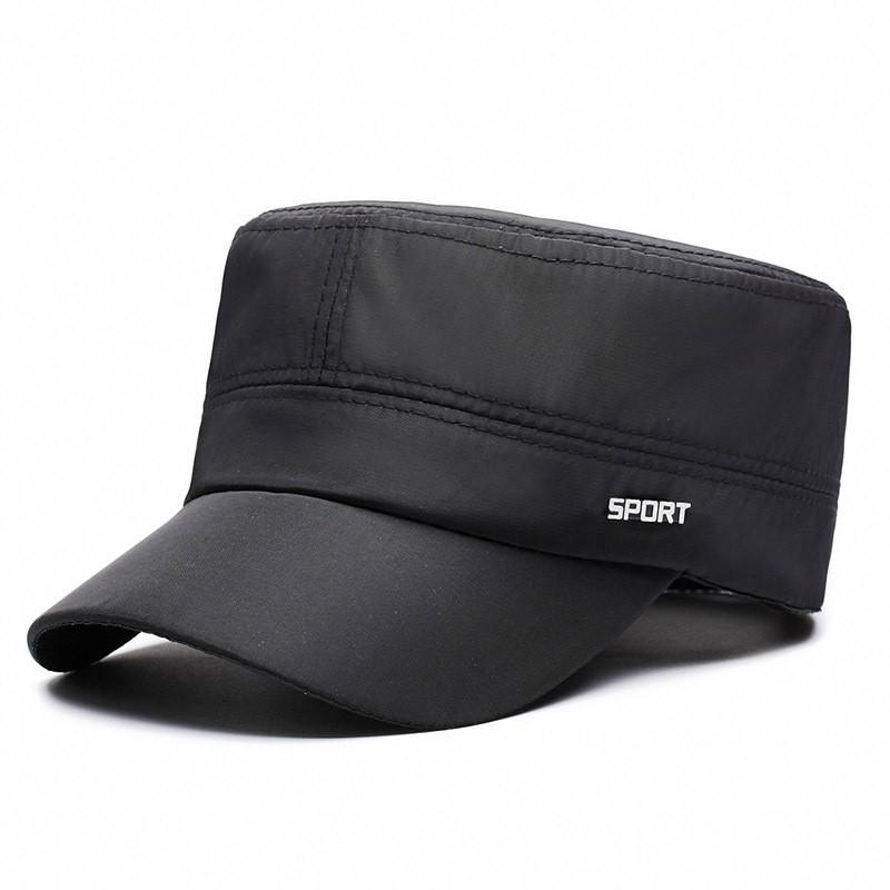 Fashionable Outdoor Sun Hat With Solid Color And Letter Print Design For Spring And Autumn Activities