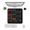 Waterproof Shortcut Mouse Pad NonSlip Office Software Mousepad Quick Key Mousepad  Software Excel