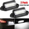 2PCS 6LED 12-24V License Plate Light Car Boat Truck Trailer Step Lamp