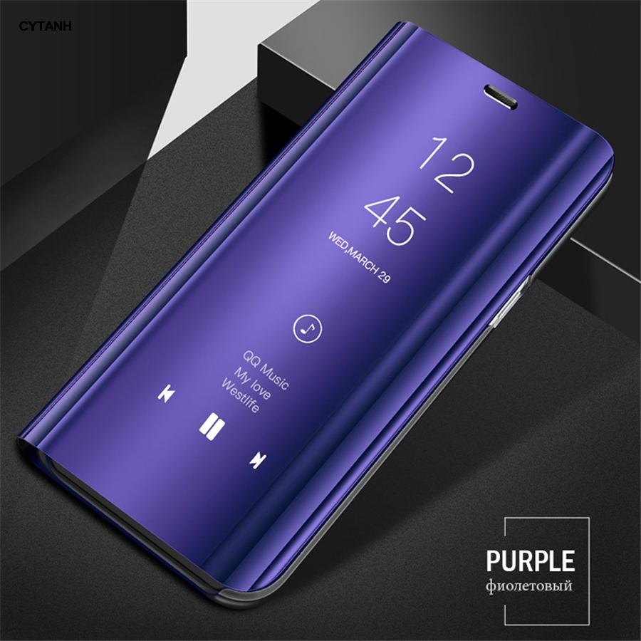 Case For Samsung Galaxy S25 original Magnetic on GalaxyS25 S25Plus S25Ultra S25FE 5G Luxury Mirror View Smart Flip Leather Phone