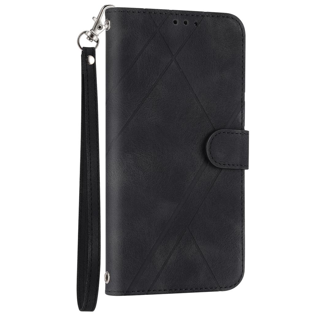Strap Lanyard Cord Leather Wallet Phone Case For iPhone 15 14 13 12 11 Pro XS Max XR X SE2022 8 7 Plus Flip Card Slot Back Cover