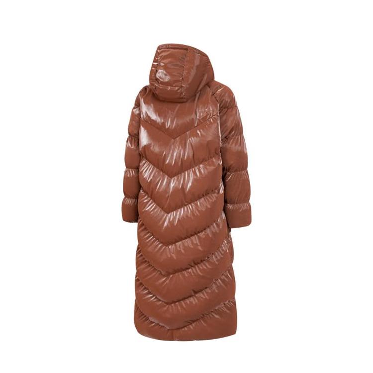 Nike As W Nsw Tf Os Shn Snfl Wnpfr однотонная модная куртка с капюшоном на молнии с длинным рукавом из хлопка женские куртки коричневые FV7828-218