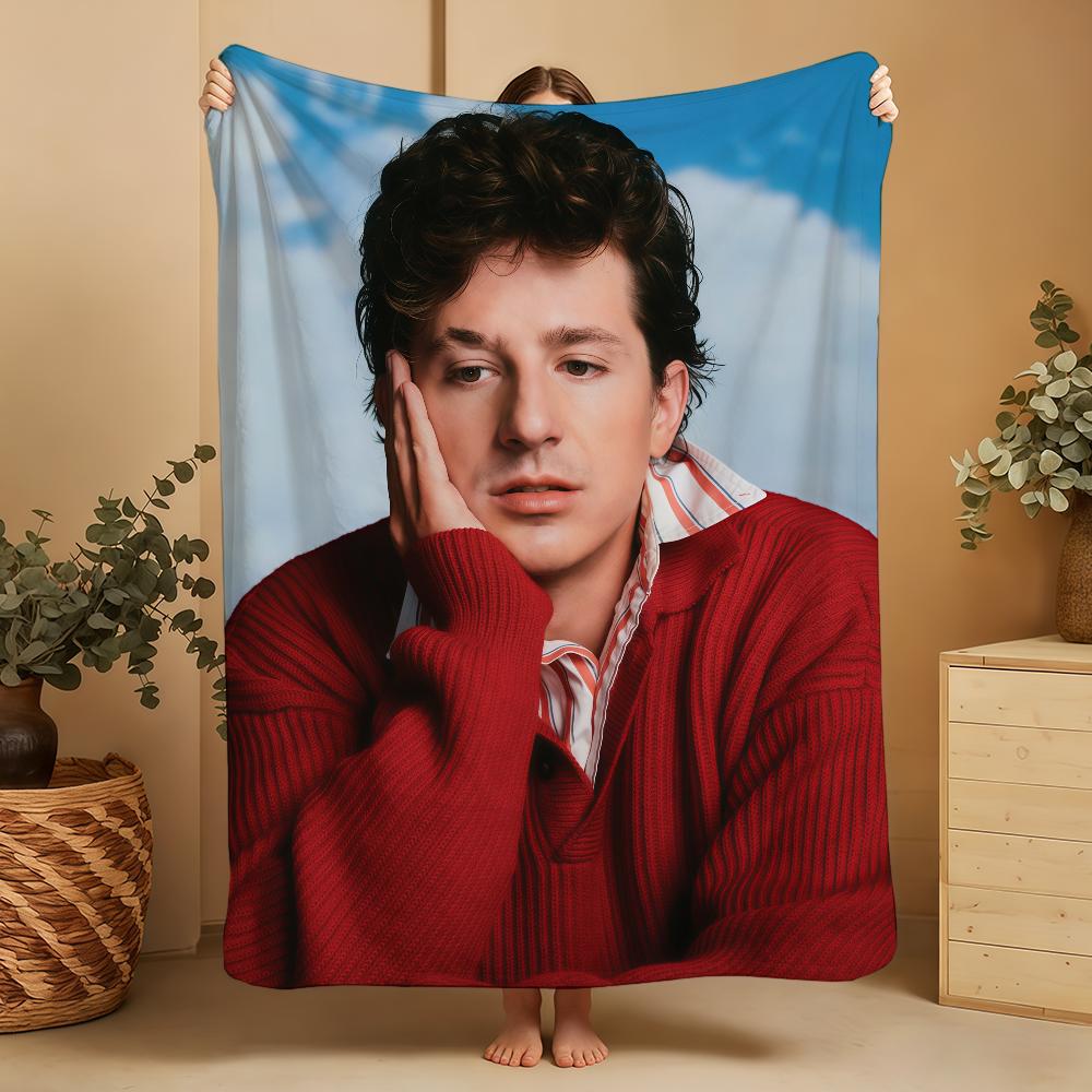 C-Charlie Puth Whatevers Clever Blanket Throw Super Cosy Plush Living Room Sofa Couch Childish Birthday Gifts