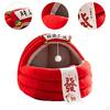 Winter Cat Bed Sleeping Thicken Cushion Year Decoration Small Dog House Warm Nest