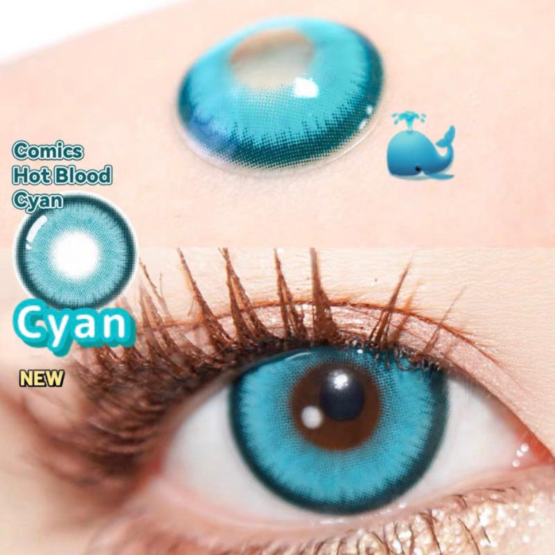 Градуированные цветные контактные линзы JeweLens 2 шт. Аниме Косплей