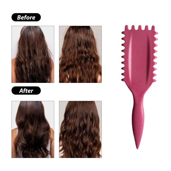 Щетка для волос с мягкой щетиной, определяющая завиток, для массажа кожи головы, для женщин и девочек, для формирования вьющихся волос, расческа для укладки, парикмахерский инструмент