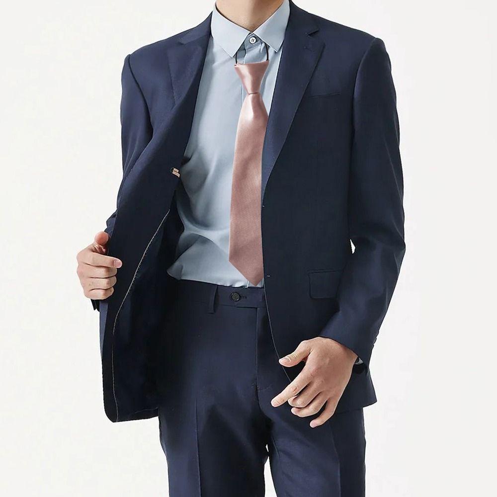 Short Style Solid Color Cute Decoration No Small Tie Elastic Neck Tie School Kids Tie Wedding