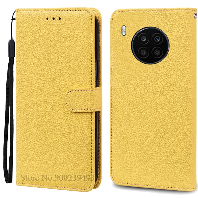 Чехол для Honor 50 Lite NTN-L22 NTN-LX1 NTN-LX3 кожаный чехол-книжка с откидной крышкой для Huawei Honor 50 Lite чехол для телефона Fundas