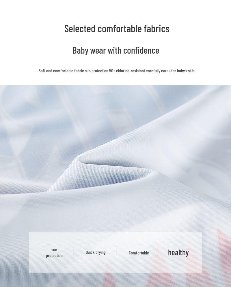 Детский мультяшный быстросохнущий солнцезащитный купальник - Двухпредметный для мальчиков