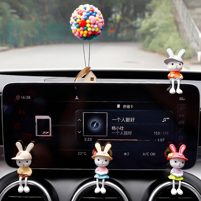 4 шт./компл. маленькие подвесные ножки кролика украшение для салона автомобиля настольное украшение