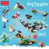 Lele Brothers Bird Paradise Building Blocks - Образовательная головоломка-модель попугая для детей