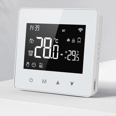 Tuya ZigBee Термостат Умный дом Работа от батарей Контроллер температуры для газового котла Работает с голосовым помощником
