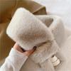 Autumn and Winter Temperament Double-sided Plush All-matching Warm Collar