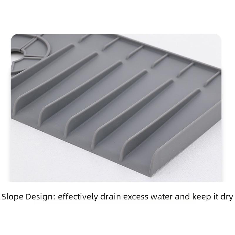 Многофункциональная силиконовая защита от брызг для раковины